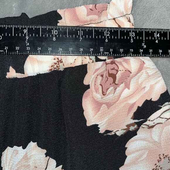 Shein Womens Medium Multicolor Floral Elastic Waistband Flowy Shorts - Picture 4 of 6